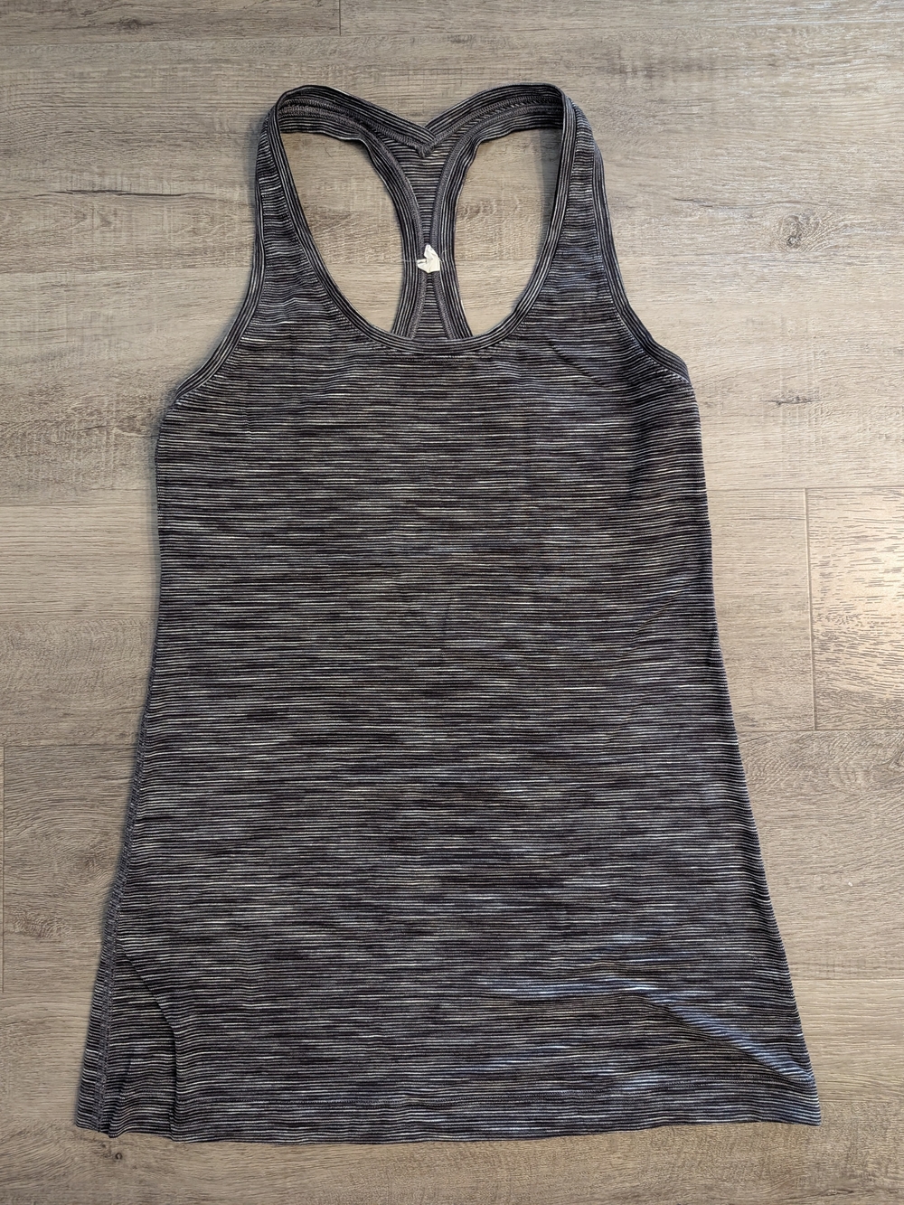 lululemon athletica Heathered Charcoal Racerback Tank